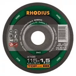 Disco da taglio per pietra Rhodius 115X1,5 XT66